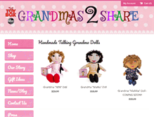 Tablet Screenshot of grandmas2share.com